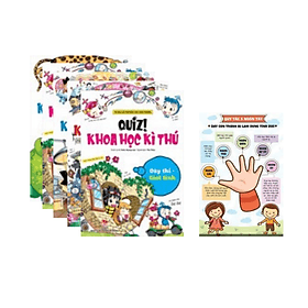 Combo 10 Vạn câu hỏi vì sao (9Q) : Quiz! Khoa học kỳ thú (Kỹ Năng Sống/Kiến thức Bách Khoa / Thám hiểm Tự nhiên / trái đất + Tặng kèm poster An toàn cho con yêu) - An Vi