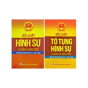 Combo Bộ Luật Hình Sự + Bộ Luật Tố Tụng Hình Sự Năm 2015 (DH) - Nha Nha