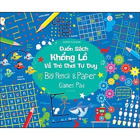 Cuốn Sách Khổng Lồ Về Trò Chơi Tư Duy - Big Pencil & Paper Game Pad - Vizibook