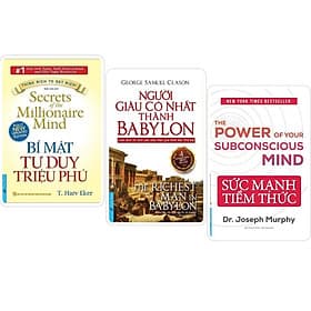 Combo Bí mật tư duy triệu phú + Người giàu có nhất thành Babylon + Sức mạnh tiềm thức - FirstNews - Thanh Thanh