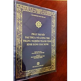 Phật Thuyết Đại Thừa Vô Lượng Thọ trang nghiêm thanh tịnh bình đẳng giác kinh ( bìa da) - Thu