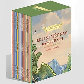 Sách Lịch sử Việt Nam bằng tranh - bản màu (Hộp 16 cuốn)