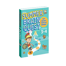 Sách summer brain quest 3&4 phát triển tư duy iq cho bé - Chà