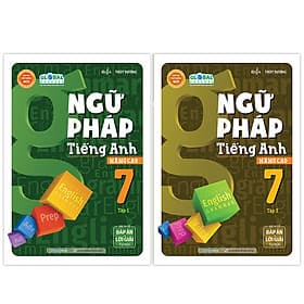 Combo Ngữ Pháp Tiếng Anh Nâng Cao Lớp 7 (2 Tập) - Nha Nha