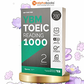 Sách YBM Actual Toeic Tests RC 1000 - Vol 2 - 
