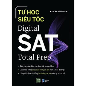Tự Học Siêu Tốc - Digital SAT Total Prep - 1980 Books - PREP