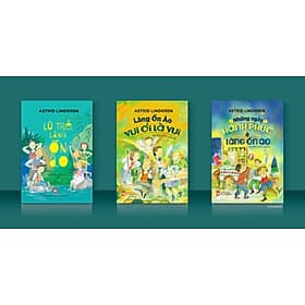 Combo 3 cuốn Astrid Lindgren : LŨ TRẺ LÀNG ỒN ÀO - LÀNG ỒN ÀO VUI ƠI LÀ VUI – NHỮNG NGÀY HẠNH PHÚC Ở LÀNG ỒN ÀO - Astrid Lindgren – NXB PNVN - 