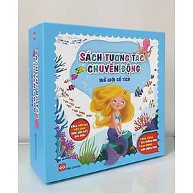 SÁCH TƯƠNG TÁC CHUYỂN ĐỘNG - THẾ GIỚI CỔ TÍCH (3 TẬP/HỘP) (Sách Vừa Học Vừa Chơi Giúp Gắn Kết Gia Đình: Kích thích trí thông minh; Rèn luyện vận động tinh) - Minh Thông