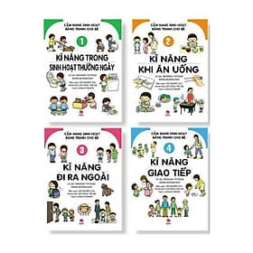Sách kỹ năng - Cẩm nang sinh hoạt bằng tranh cho bé - Nha Nha