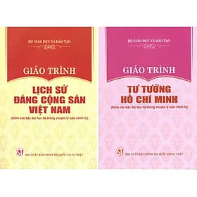 Combo Giáo Trình Lịch Sử Đảng Cộng Sản Việt Nam + Giáo Trình Tư Tưởng Hồ Chí Minh (Dành Cho Bậc Đại Học Hệ Không Chuyên Lý Luận Chính Trị) - Bộ mới năm 2021 - 