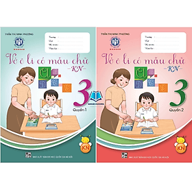 Vở ô li có mẫu chữ lớp 3 - Bộ Kết nối tri thức (2 quyển) - Tri Thức