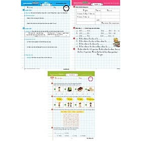 Combo Phiếu Bài Tập Cuối Tuần Môn Toán + Tiếng Việt + Tiếng Anh Lớp 3 - Biên Soạn Theo Chương Trình GDPT Mới - Việt Anh