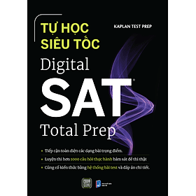 Sách Tự Học Siêu Tốc – Digital SAT Total Prep - PREP