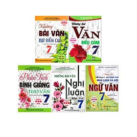 Combo Sách Tham Khảo Ngữ Văn Lớp 7 (Biên Soạn Theo Chương Trình Mới) (Bộ 5 Cuốn) - HA - Nguyễn Ngọc Thái