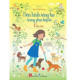 Sách Sticker Dolly Dressing - Dán Hình Sáng Tạo Trang Phục Búp Bê - Cún Con - Phương Phương