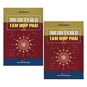 Trung Châu Tử Vi Đẩu Số - Tam Hợp Phái (Trọn Bộ 2 Tập) - Châu Sa