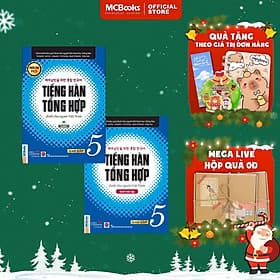 Tiếng Hàn Tổng Hợp Dành Cho Người Việt Nam Cao Cấp 5 - Sách Bài Học + Bài Tập - Bản Trắng Đen - MCBooks - Việt Hà