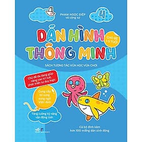 Dán hình thông minh cho bé 1-5 tuổi Sách tương tác vừa học vừa chơi ( Cuốn lẻ) - Minh Thông