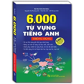 Sách 6000 Từ Vựng Tiếng Anh Thông Dụng (Bìa Mềm) - Nha Nha