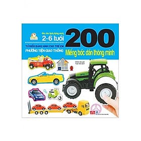 200 Miếng Bóc Dán Thông Minh - Phương Tiện Giao Thông - Minh Thông