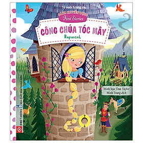 Sách chuyển động - First stories - Công chúa tóc mây - Rapunzel - Nha Nha