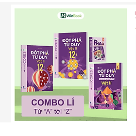 Bộ 4 cuốn sách Vật lí Đột phá tư duy lớp 12 (2 tập), kì thi TN THPT, P.H.A.O Ôn thi - Do