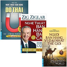 Combo Sách Nghệ Thuật Bán Hàng Bậc Cao + Nghệ Thuật Bán Hàng Của Người Do Thái + Người Bán Hàng Vĩ Đại Nhất Thế Giới - Thái Vi