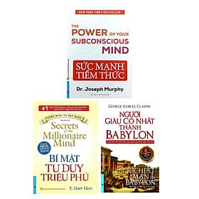 Combo 3 Cuốn Sức Mạnh Tiềm Thức - Bí Mật Tư Duy Triệu Phú - Người Giàu Có Nhất Thành Babylon_FN - Tri Thức
