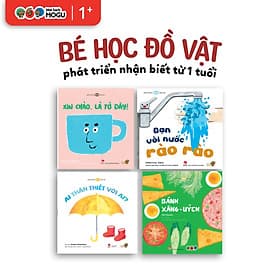 Truyện Ehon bé 1-2-3 tuổi - Bộ 4 cuốn Bé học đồ vật - G
