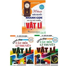 Combo Chinh Phục Câu Hỏi Lí Thuyết Vật Lý Theo Chủ Đề + Kĩ Thuật Giải Quyết Nhanh Gọn Bài Tập Trắc Nghiệm Vật Lí (HA) - Lý Hồng Chính