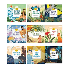 Combo 5 cuốn Cổ tích Việt Nam cho bé - Set ngẫu nhiên không trùng tập - Bản in màu - Kim Đồng - Kim Hyojin