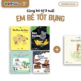 Sách cho bé từ 3 tuổi - Bộ 5 cuốn Nuôi dạy em bé tốt bụng - Nha Nha