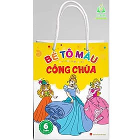 Túi Bé Tô Màu Công Chúa ( 6 Cuốn ) (ML)
