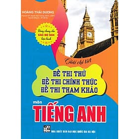 Giải Chi Tiết Đề Thi Thử, Đề Thi Chính Thức, Đề Thi Tham Khảo Môn Tiếng Anh (Dùng Chung Cho Các Bộ SGK Hiện Hành) HA - An Thi