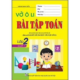 Sách Vở Ô Li Bài Tập Toán 2/1 (Bám Sát SGD - Kết Nối Tri Thức) - Tri Thức