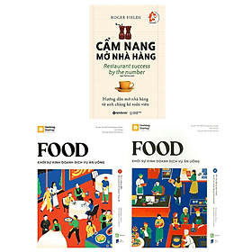 Combo 3 Cuốn Sách Kinh Doanh Nhà Hàng: Cẩm Nang Mở Nhà Hàng + Hashtag No.4 Food - Khởi Sự Kinh Doanh Dịch Vụ Ăn Uống (2 Cuốn) - Nha Nha