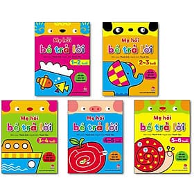 Combo Mẹ Hỏi Bé Trả Lời: Hỏi Đáp Rèn Trí Thông Minh (5 Cuốn) - Kim