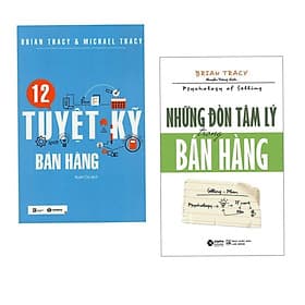 Combo 2Q: 12 Tuyệt Kỹ Bán Hàng+Những Đòn Tâm Lý Trong Bán Hàng (Cẩm Nang Kinh Doanh / Phát Triển Lãnh Đạo Doanh NGhiệp Tự Thân / Đột Phá Quy Trình Quản Trị và Nâng Tầm Dịch Vụ ) - Lý Nhĩ