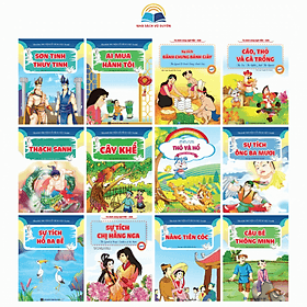 Tranh truyện cổ tích thiếu nhi chọn lọc song ngữ Việt Anh set 20 quyển - Việt An