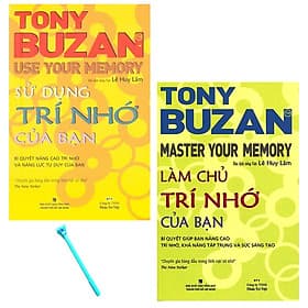 Combo Làm Chủ Trí Nhớ Của Bạn và Sử Dụng Trí Nhớ Của Bạn - Use Your Memory ( Tặng Kèm Bút ) - Trí