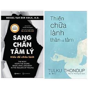 Combo sách tâm lý: Sang Chấn Tâm Lý - Hiểu Để Chữa Lành + Thiền Chữa Lành Thân Và Tâm - Saigon Books