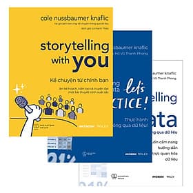 Combo 3 cuốn: Storytelling With You (Kể Chuyện Thông Qua Dữ Liệu, Thực Hành Kể Chuyện Thông Qua Dữ Liệu, Kể Chuyện Từ Chính Bạn) - Chuyện