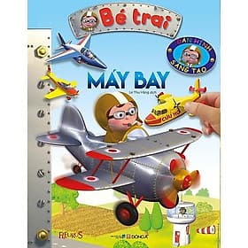 Sách Bé Trai Dán Hình - Máy Bay - Á Đông