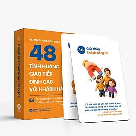 Flashcard Giao Tiếp Với Khách Hàng - 48 Tình Huống Giao Tiếp Đỉnh Cao Với Khách Hàng - Cao Tình