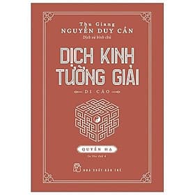 Dịch Kinh Tường Giải - Di Cảo (Quyển Hạ) - Hạ