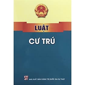 Luật cư trú - bản in năm 2021
