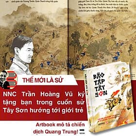 (Postcard chân dung Quang Trung, in màu toàn bộ) BÃO TÁP TÂY SƠN – Trần Hoàng Vũ – Vietales - Trần Quang Dũng