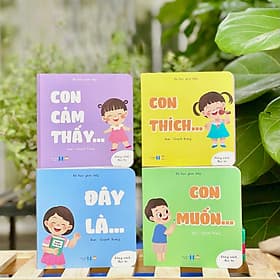 Bộ Sách - Bé Học Giao Tiếp Phần 1 - Sách Song Ngữ Anh Việt Cho Bé - Lionbooks - Việt Anh