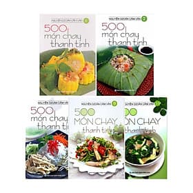 Combo 5 Cuốn: 500 Món Chay Thanh Tịnh (Tập 6-Tập 10) (VT) - Việt Thư
