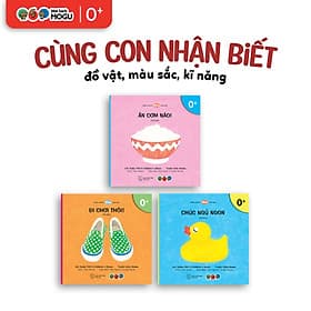Truyện Ehon bé 1-2-3 tuổi - Bộ 3 cuốn Nhận biết Màu sắc, đồ vật, kĩ năng hàng ngày - Việt Hà